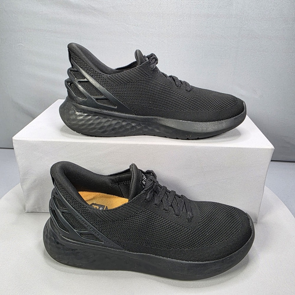 Kizik Athens Blackout Womens 9 Triple Black Hands Free Slip On Shoes Sneakers